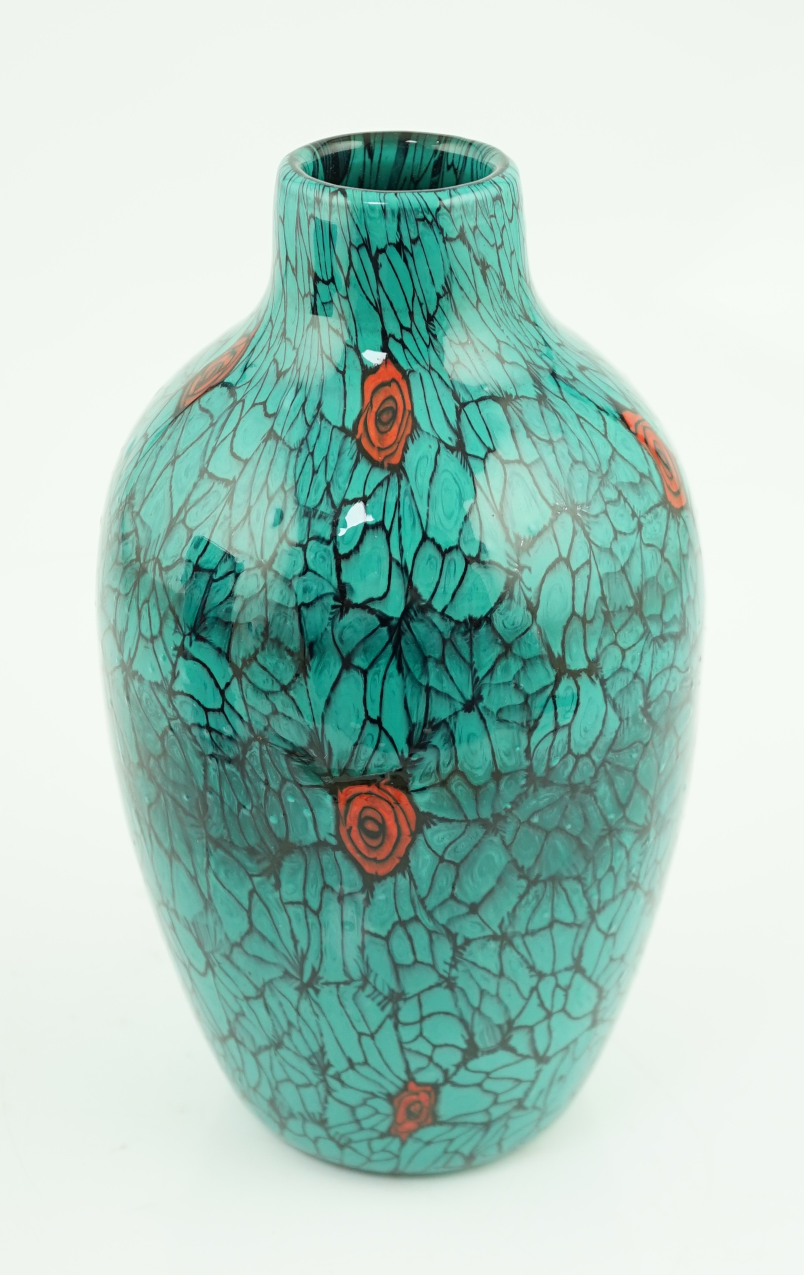 Vittorio Ferro (1932-2012), a Murano glass Murrine vase
